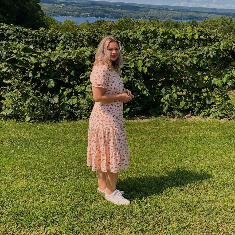 Floral midi dress